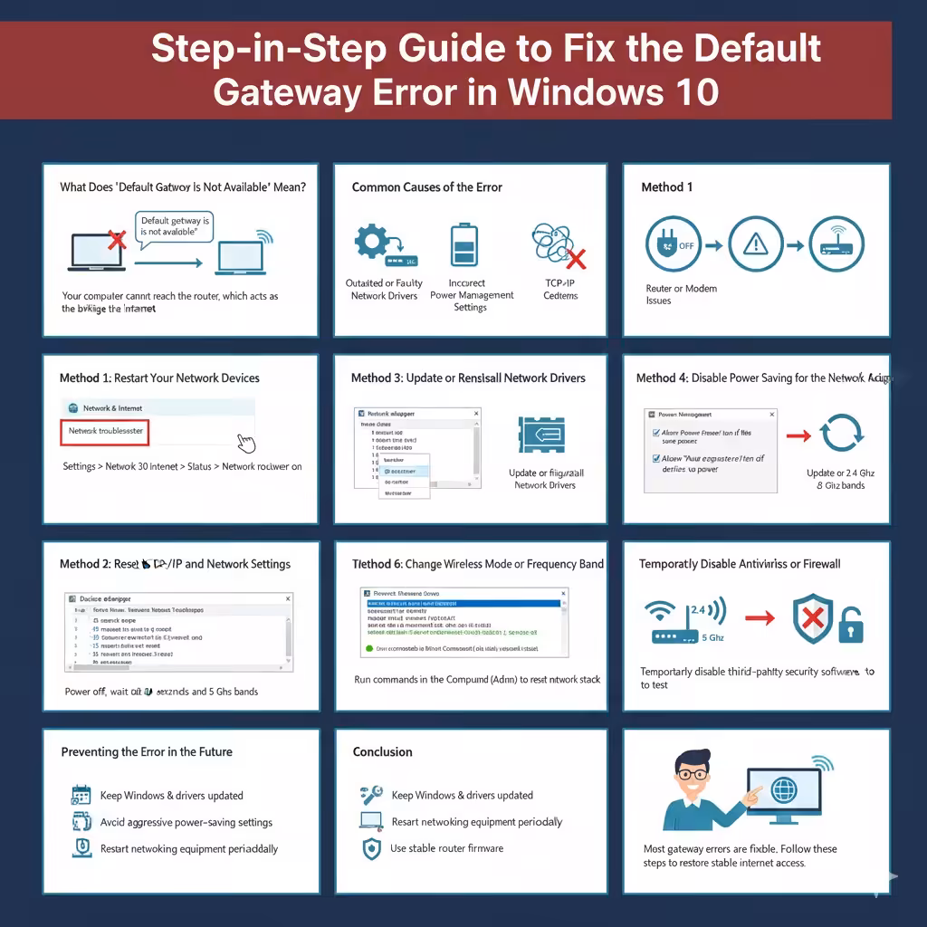 Default Gateway Error2