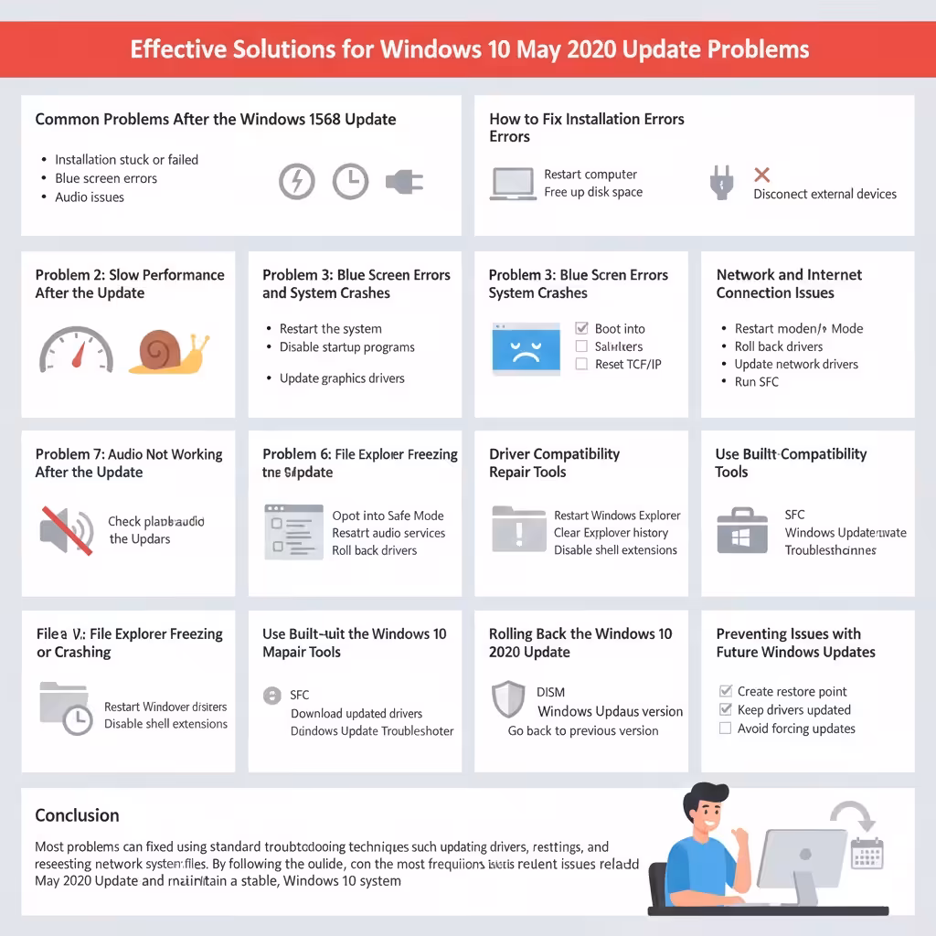 Effective Solutions for Windows 10 May 2020 Update Problems 5 Effective Solutions2