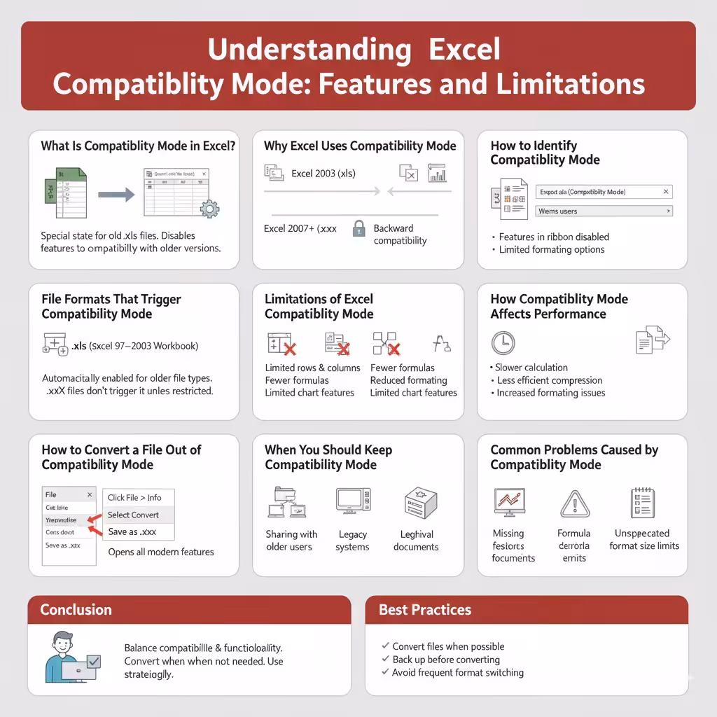 Understanding Excel Compatibility Mode: Features and Limitations - 2025 5 Excel Compatibility Mode2
