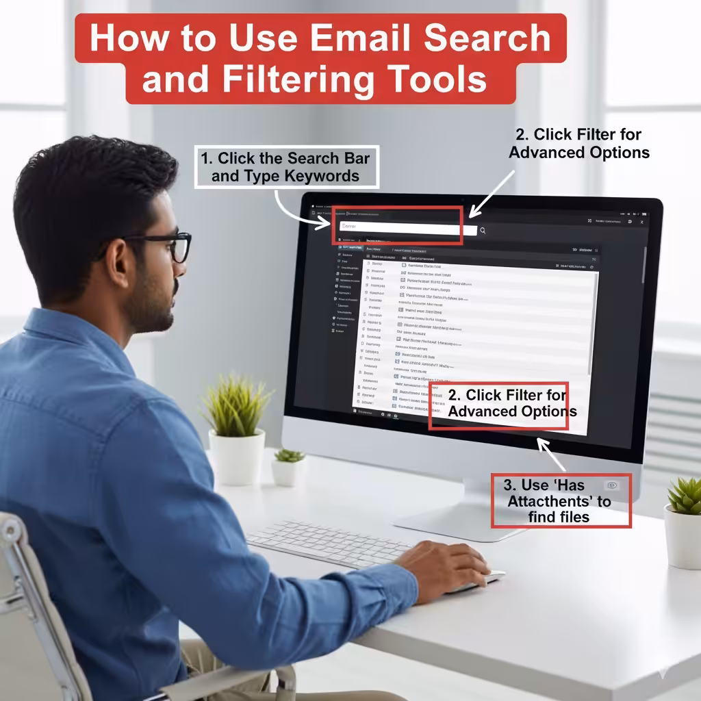 How to Use Email Search and Filtering Tools - 2025 4 Filtering Tools