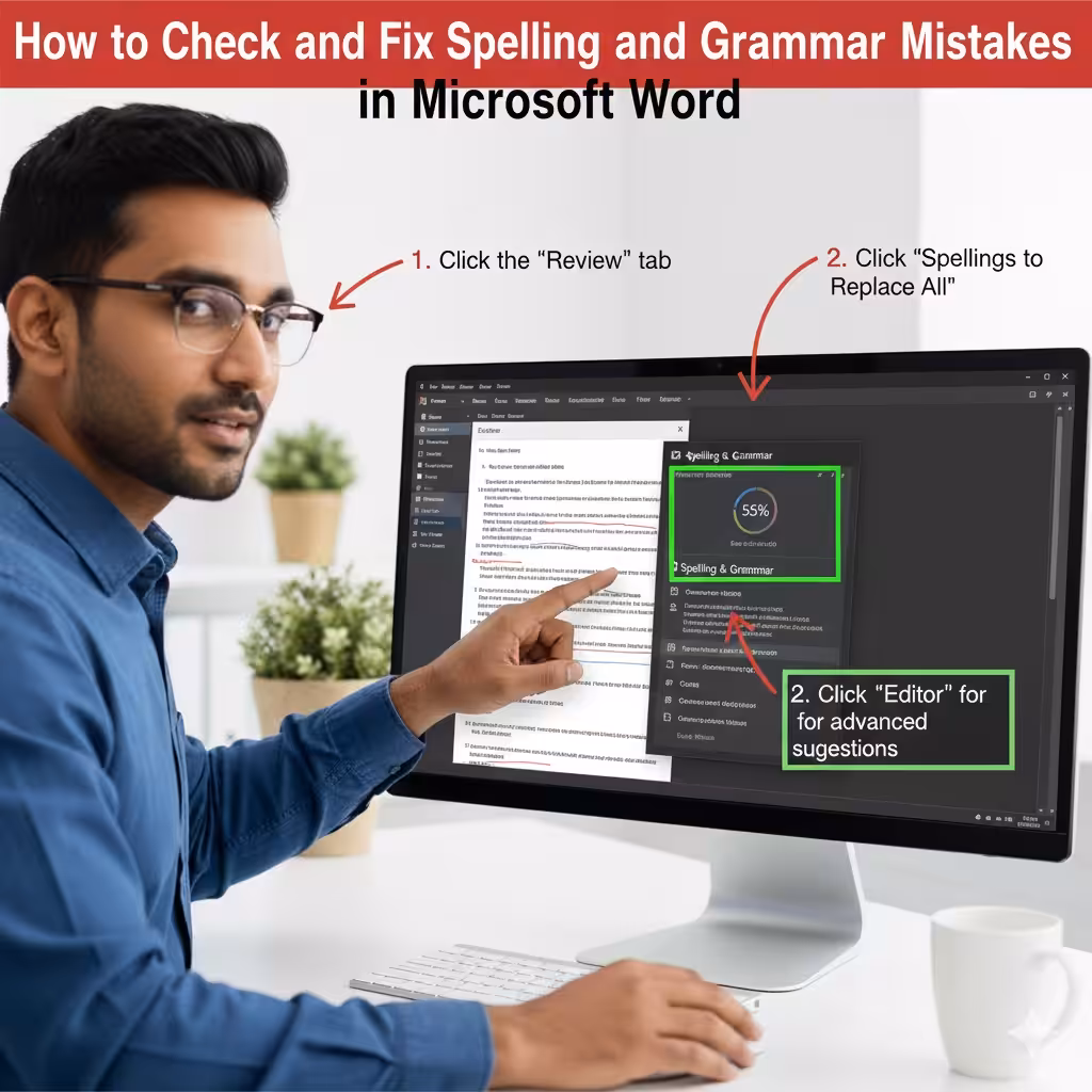 How to Check and Fix Spelling and Grammar Mistakes in Microsoft Word - 2025 4 Fix Spelling