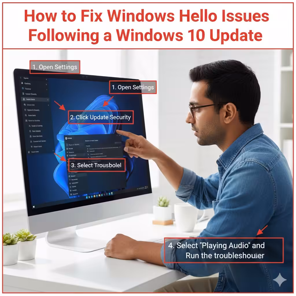 Fixing Windows Hello Issues Following a Windows 10 Update 4 Fixing Windows Hello