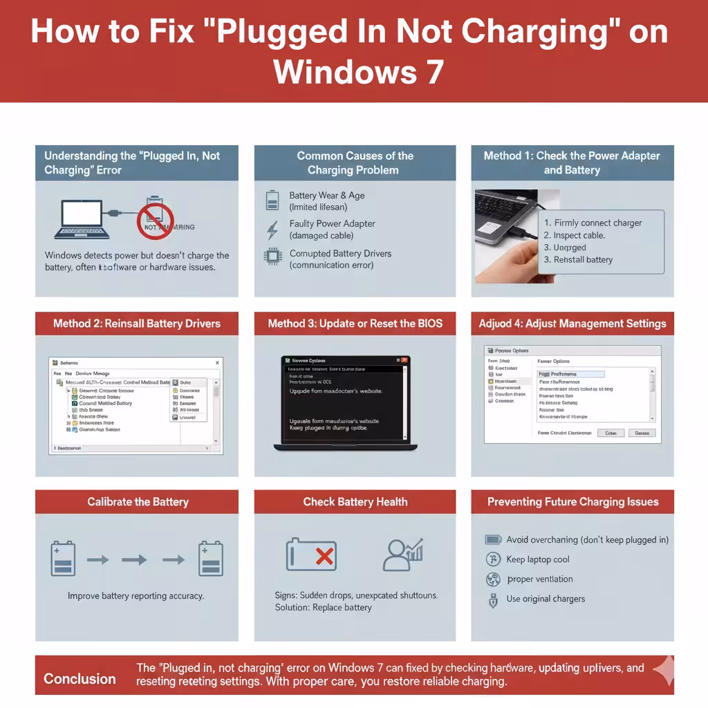 Effective Methods to Fix “Plugged In Not Charging” on Windows 7 5 Plugged In Not Charging2