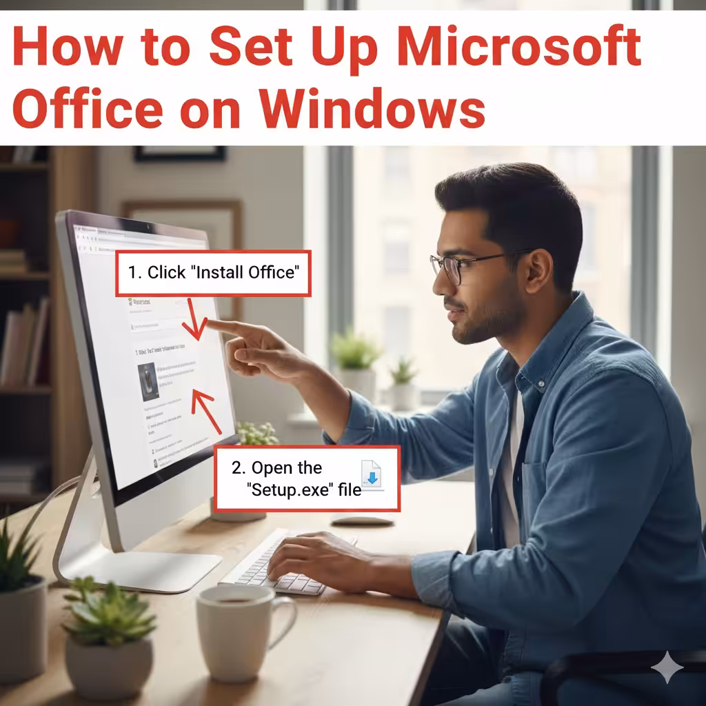 How to Set Up Microsoft Office on Windows Using Your Online Account - 2025 5 Set Up Microsoft Office2