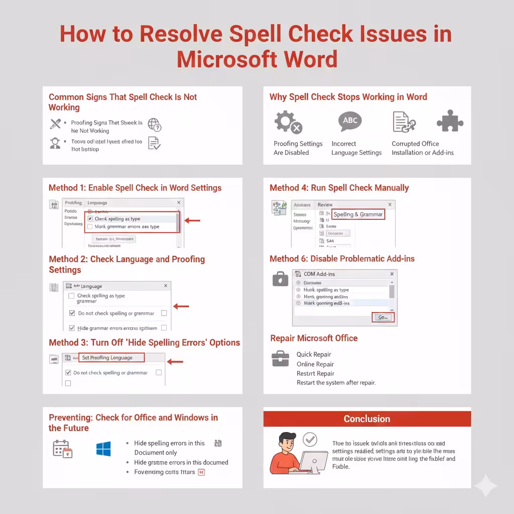 How to Resolve Spell Check Issues in Microsoft Word - 2025 5 Spell Check Issues2