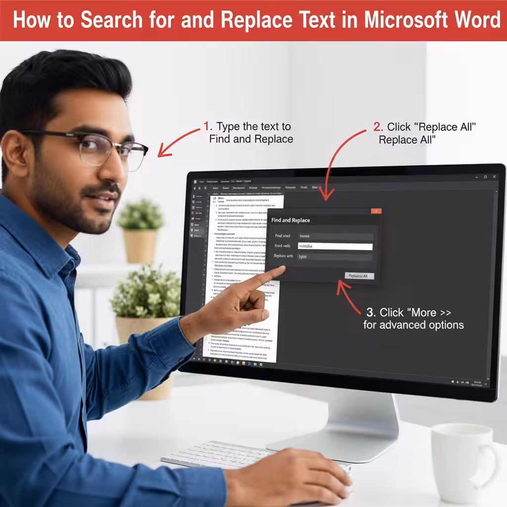 How to Search for and Replace Text in Microsoft Word - 2025 4 Text in Microsoft Word