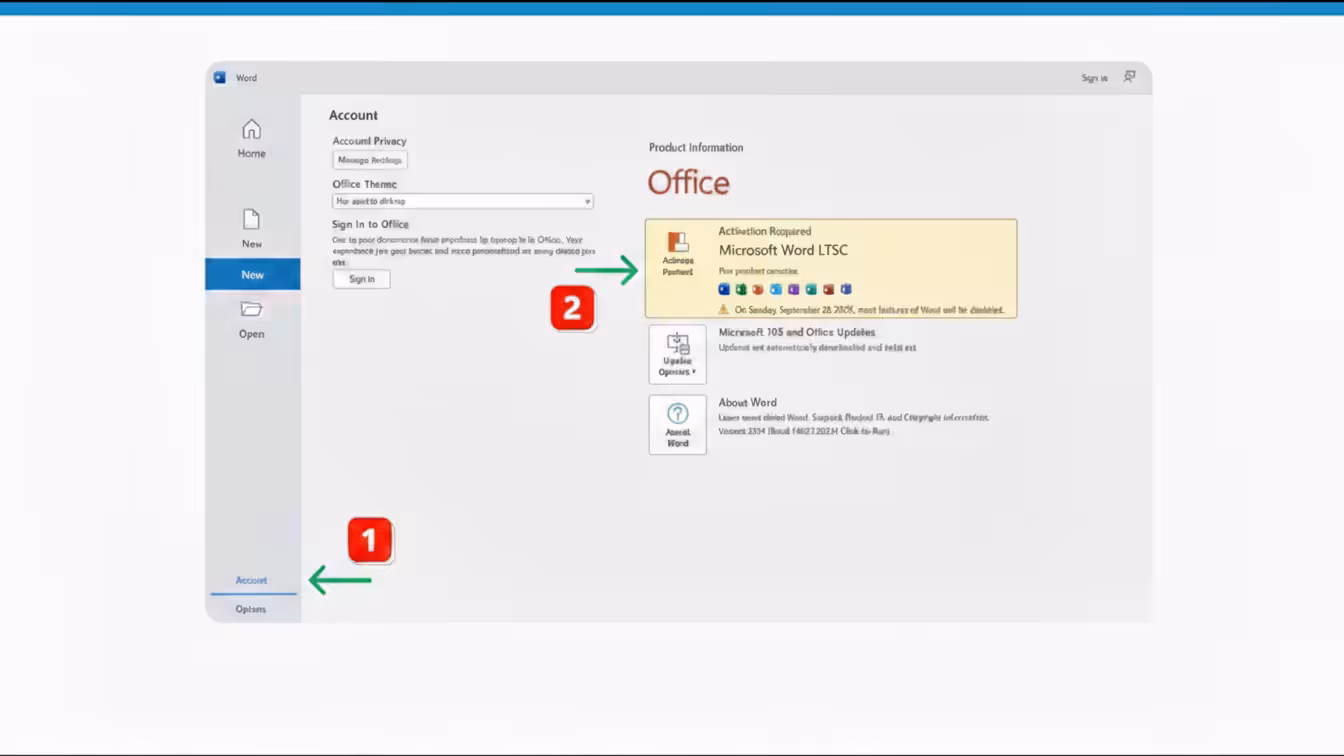 Enter your product key window