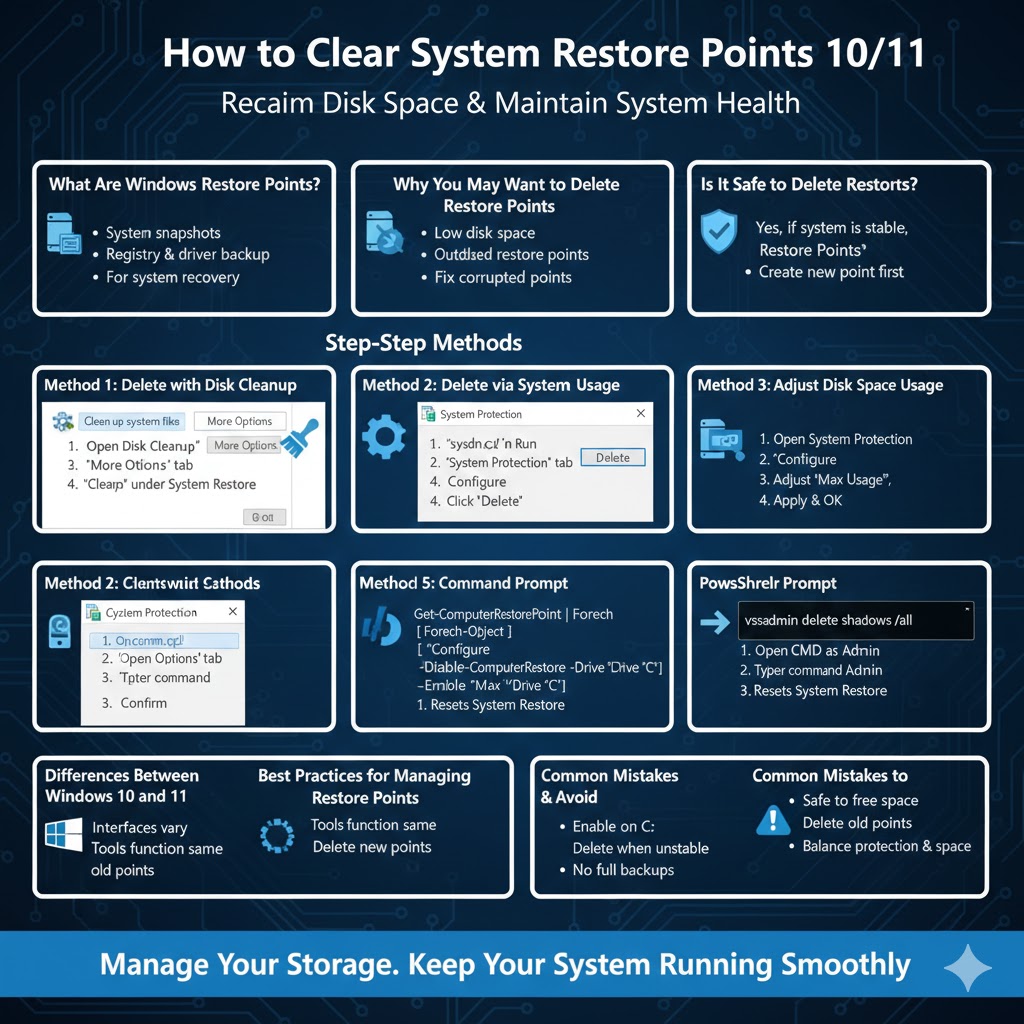How to Clear System Restore Points on Windows 10/11 5 Clear System2