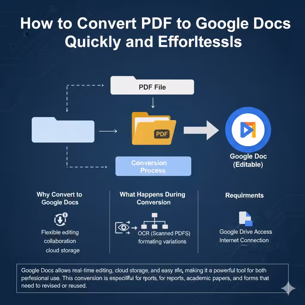 How to Convert PDF to Google Docs Quickly and Effortlessly - 2026 4 Convert PDF to Google Docs