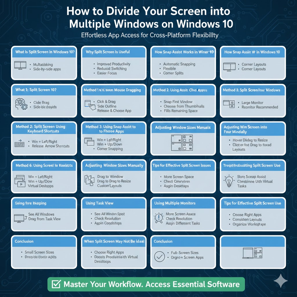 How to Divide Your Screen into Multiple Windows on Windows 10 5 Divide Your Screen2