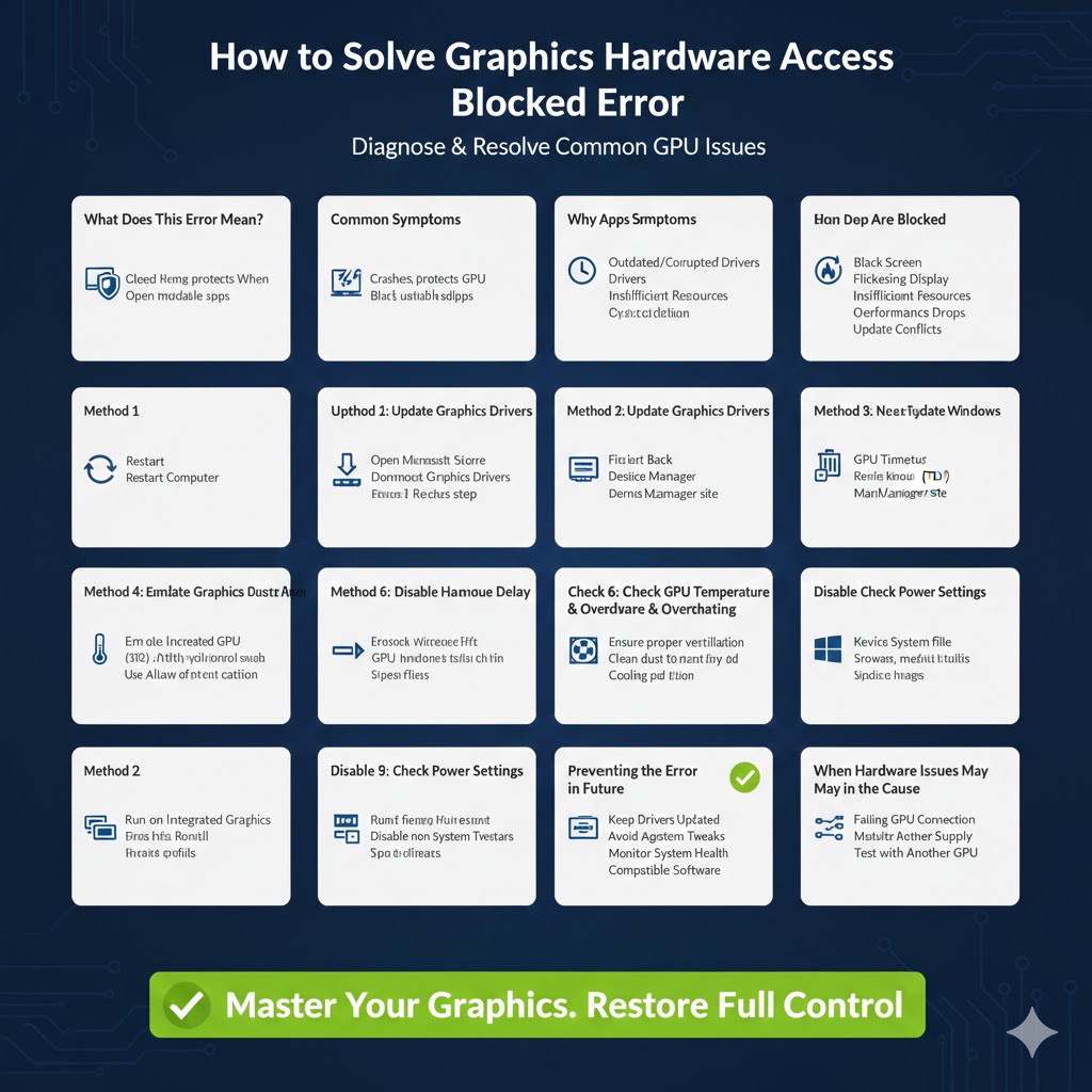 How to Solve the Graphics Hardware Access Blocked Error - 2026 5 Graphics Hardware Access Blocked2