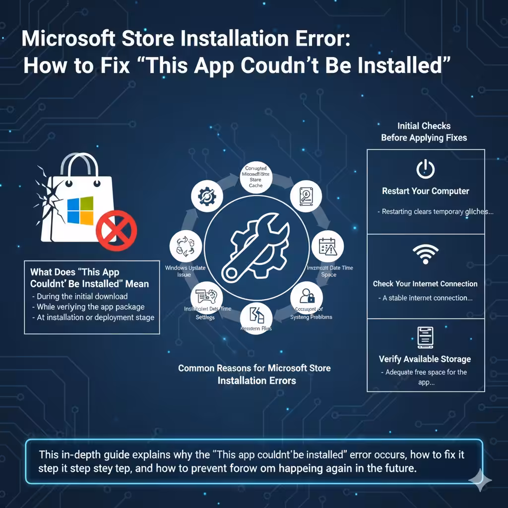 Microsoft Store Installation Error