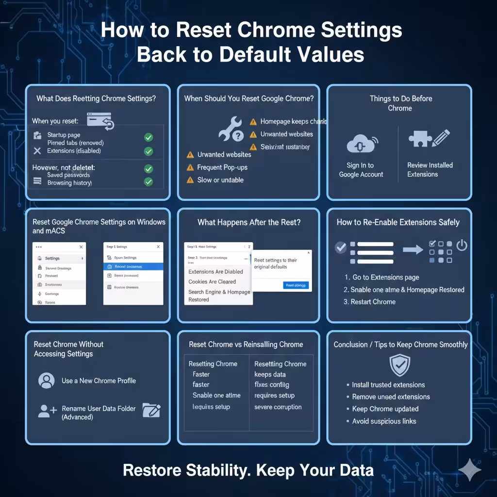 How to Reset Chrome Settings Back to Default Values - 2026 5 Reset Chrome Settings2